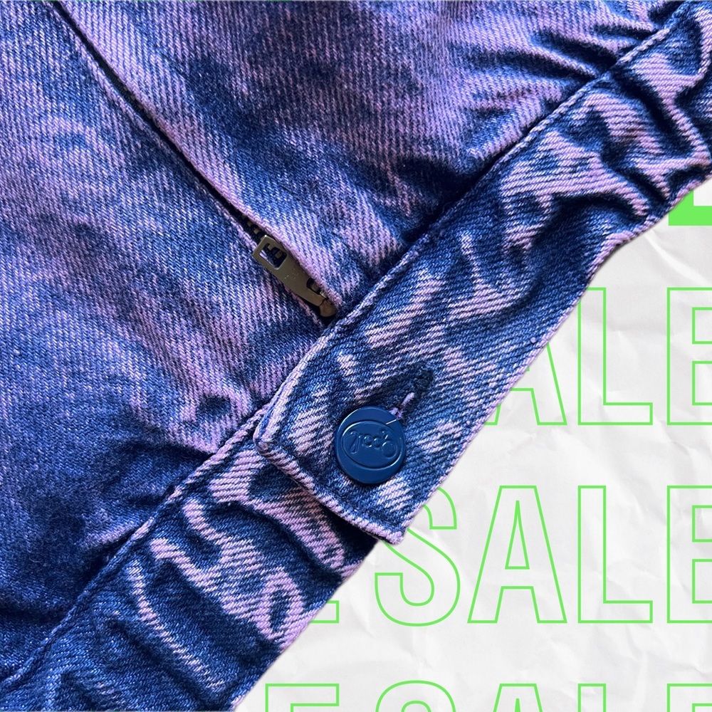 Vintage Acid Wash Denim Skirt